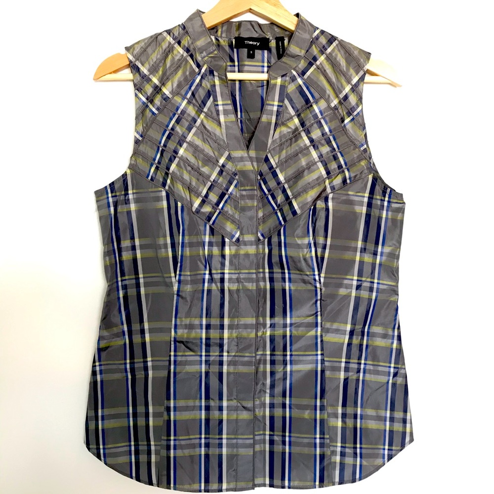 NEW Theory 100% Silk Sleeveless Top